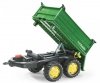 Rolly Toys 122004 Przyczepa Rolly-Mega Trailer jasno zielona, żółte koła, 2-osie